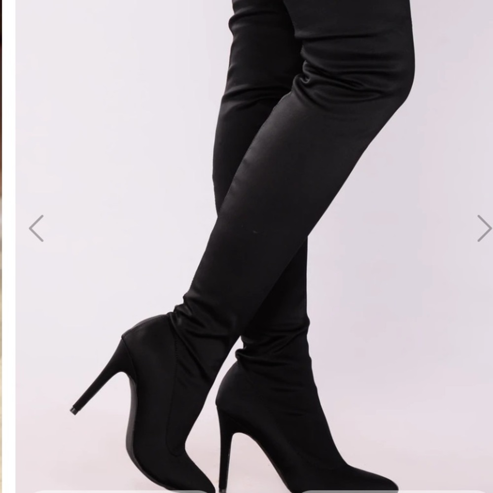 Fashion Nova Keyana Thigh High Boot